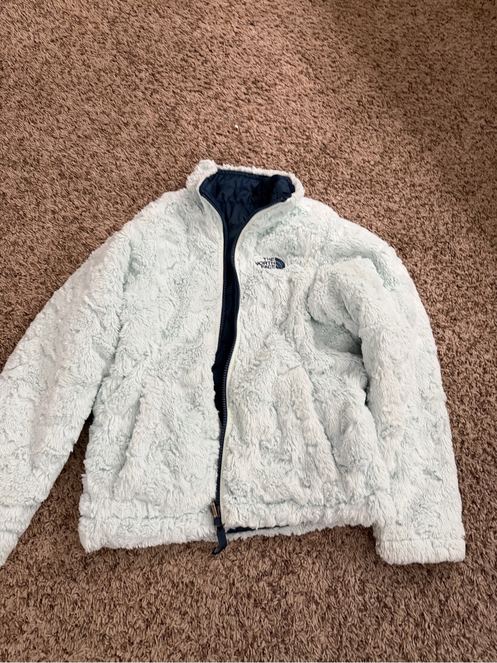 North Face Girls Osito fleece 
 jacket.  Small 7/8